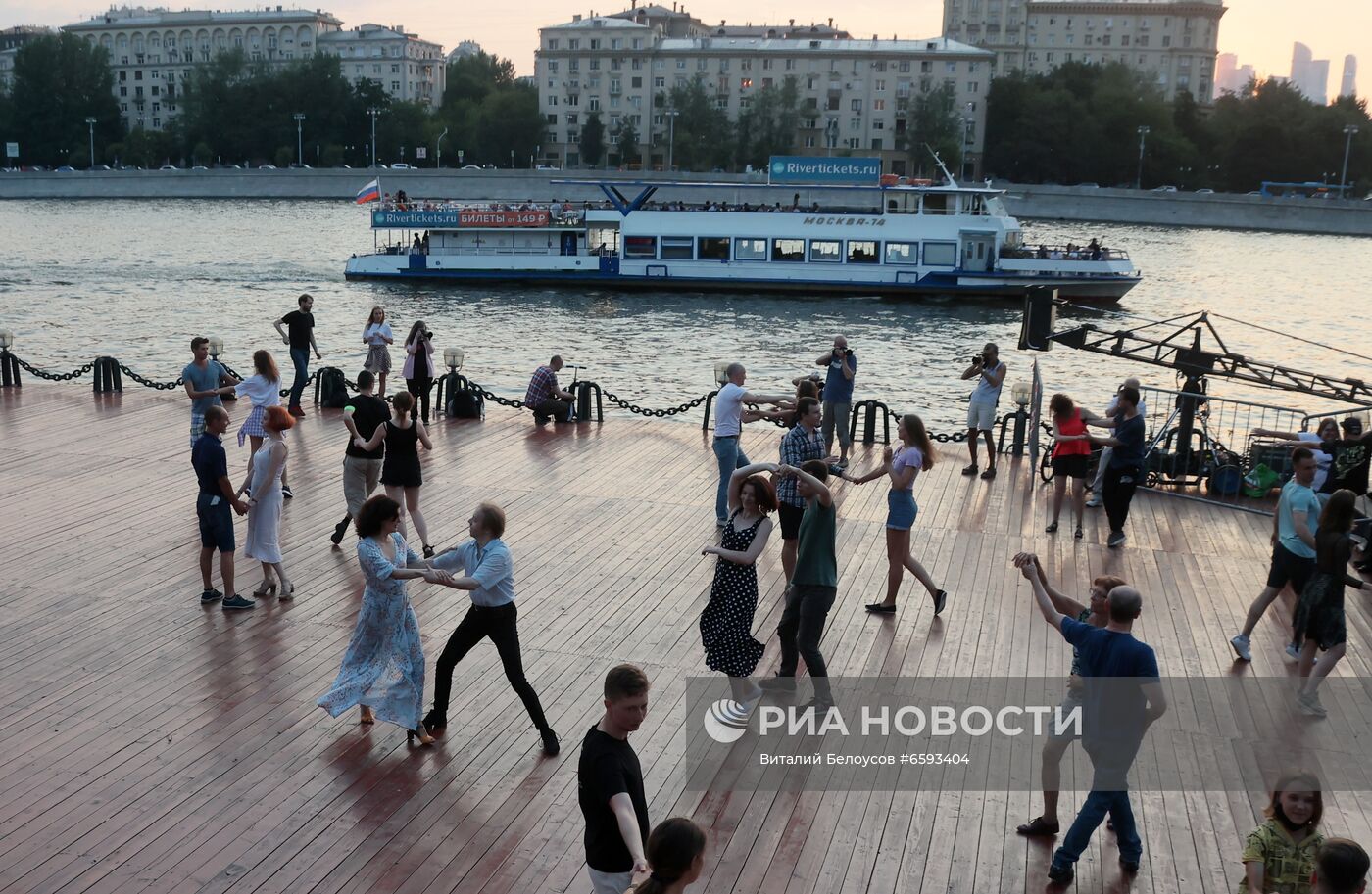 Отдых горожан в Москве