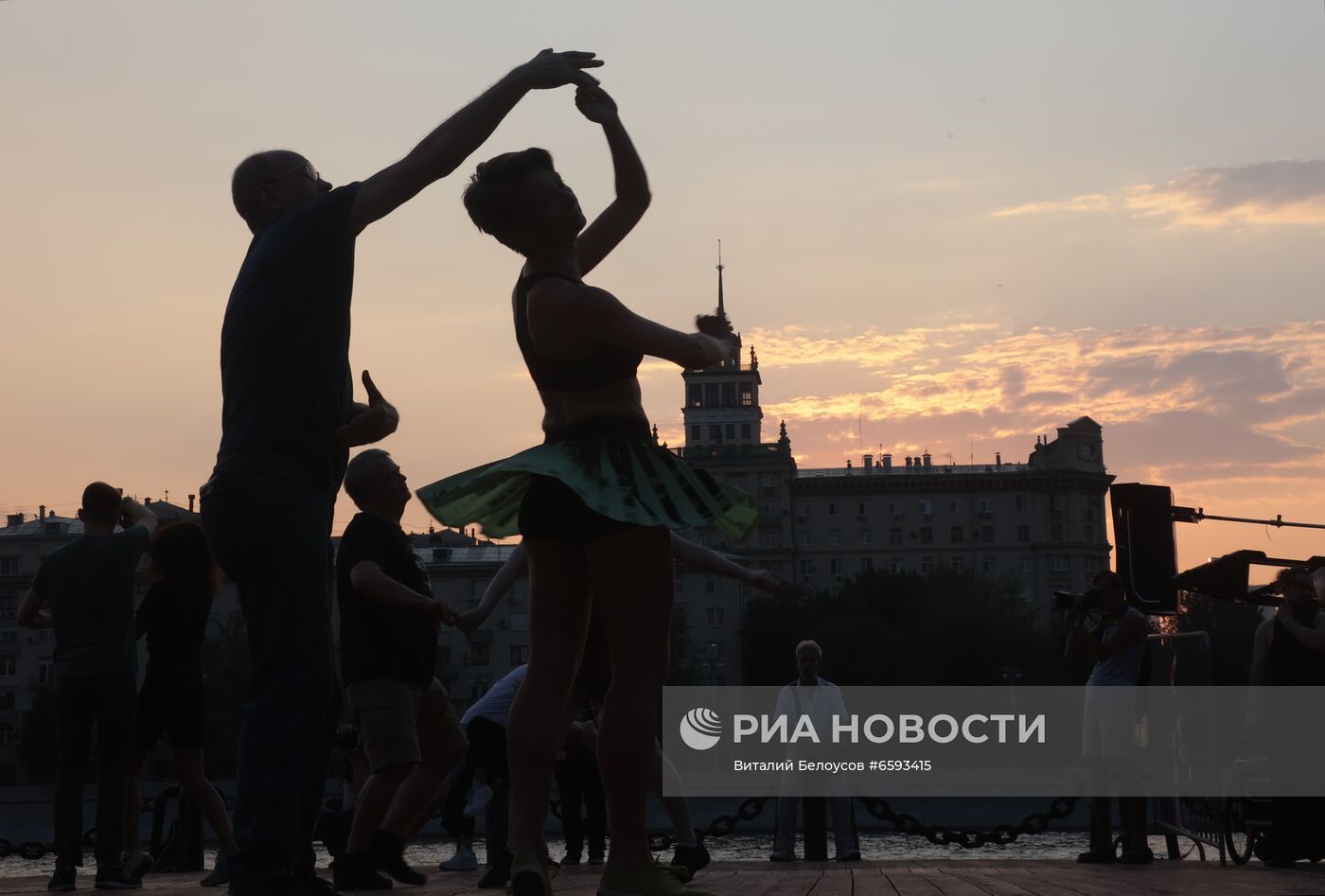 Отдых горожан в Москве