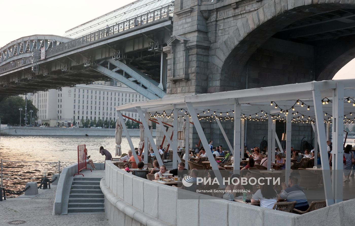 Отдых горожан в Москве