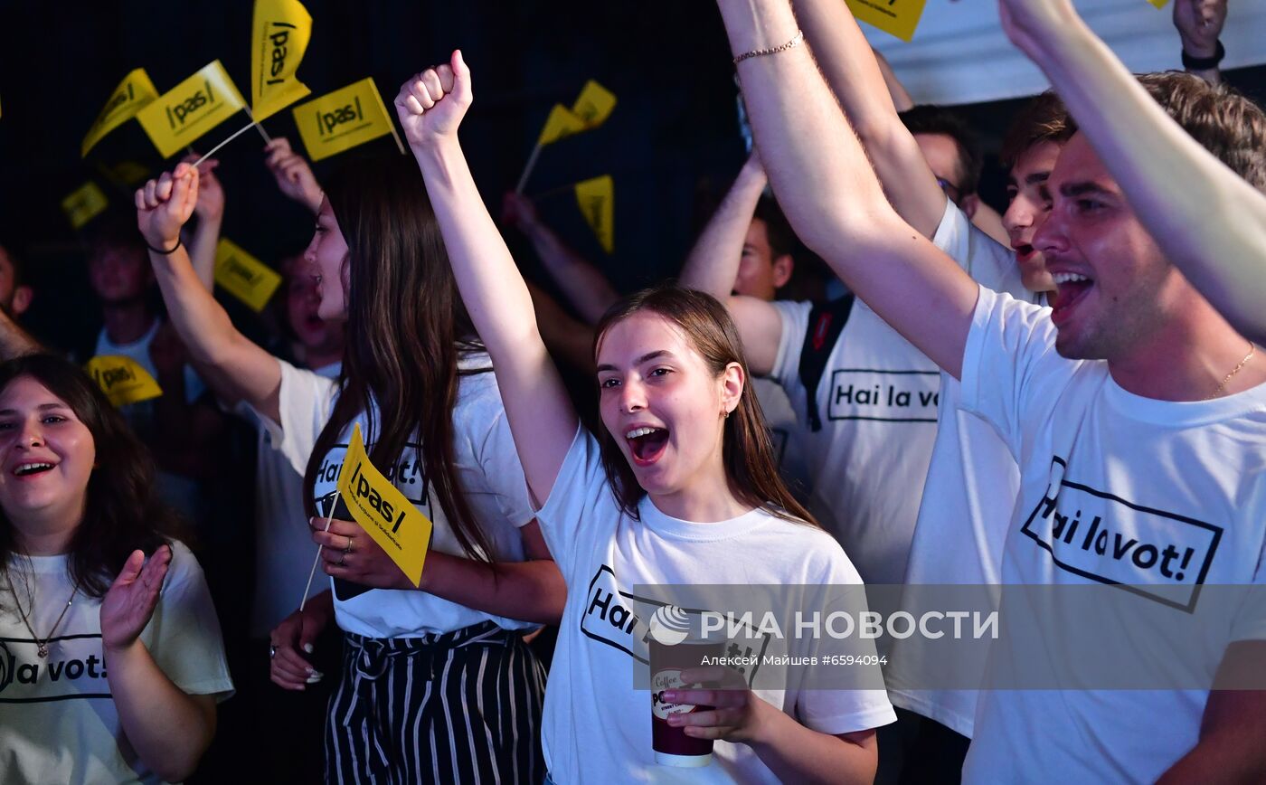 Досрочные парламентские выборы в Молдавии