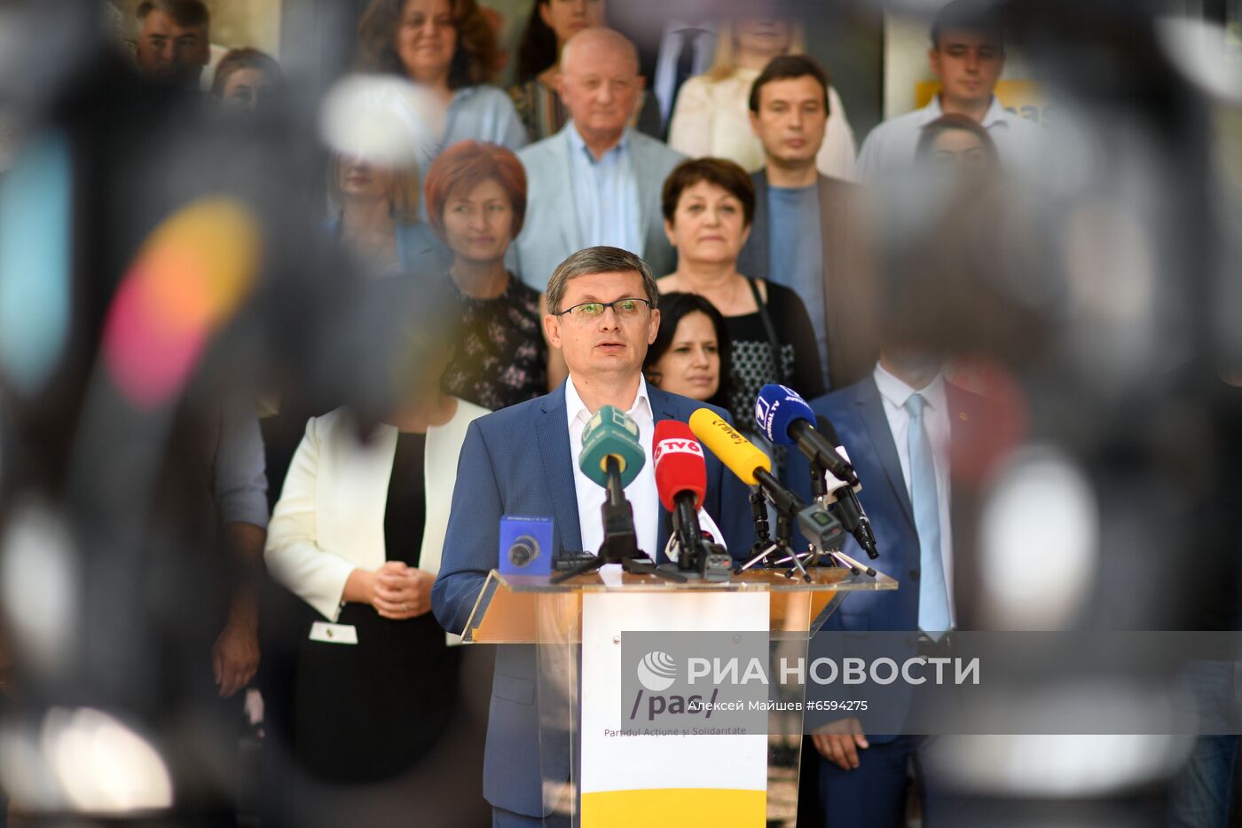 Пресс-конференции по итогам парламентских выборов в Молдавии