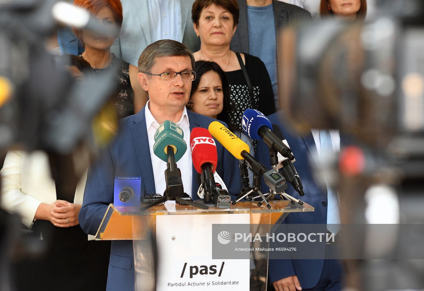 Пресс-конференции по итогам парламентских выборов в Молдавии