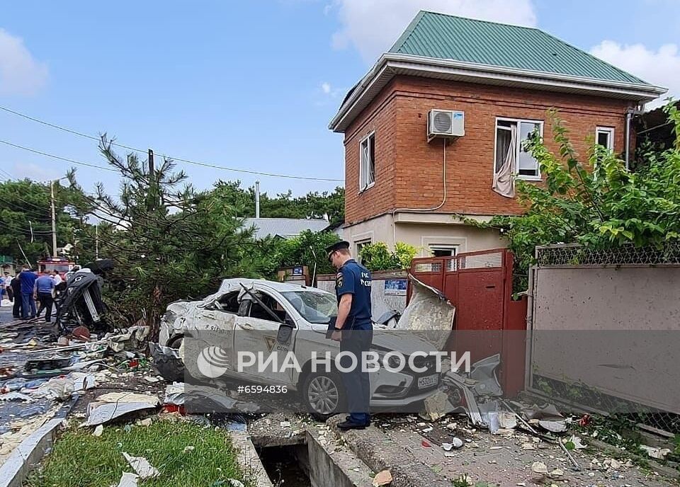 Взрыв газа в гостинице в Геленджике