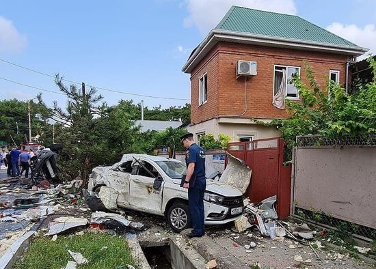 Взрыв газа в гостинице в Геленджике