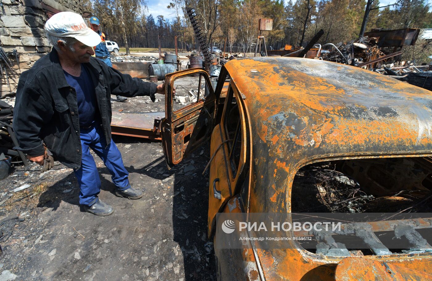 Последствия природных пожаров в Челябинской области