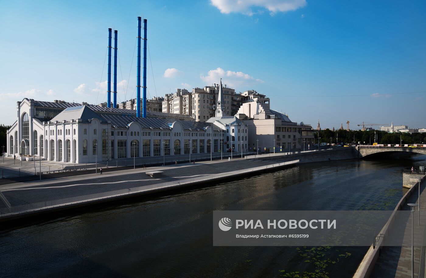 В центре Москвы завершили реконструкцию исторического здания ГЭС-2