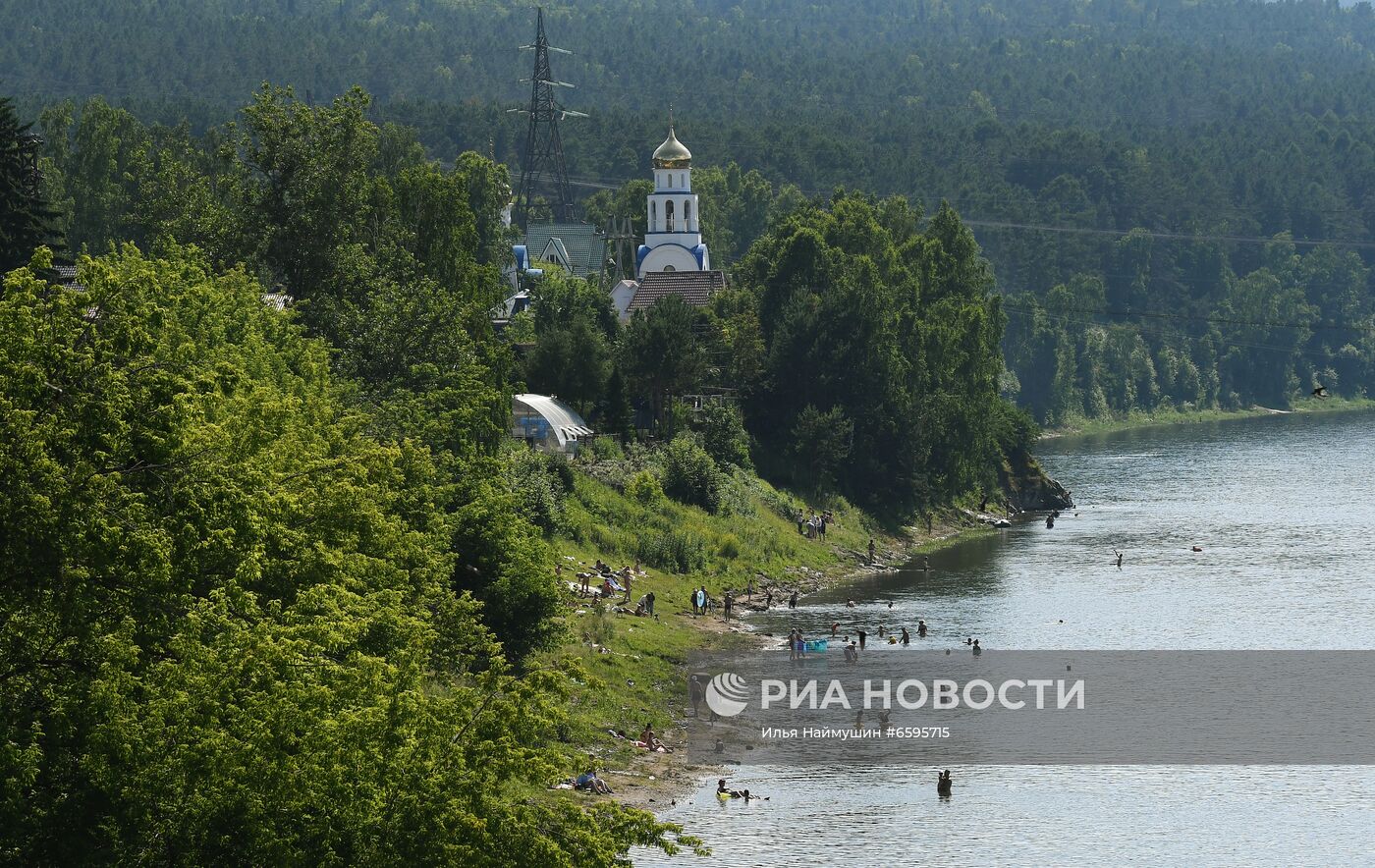 Жара в Красноярском крае