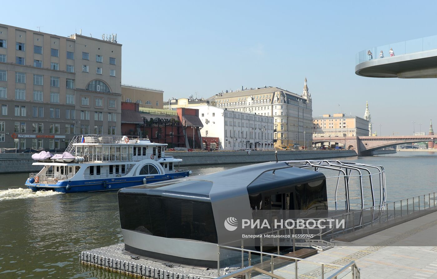 Презентация макета электрического речного трамвайчика 