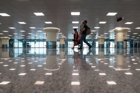 Открытие нового пассажирского терминала "Аэроэкспресс" в Домодедово 