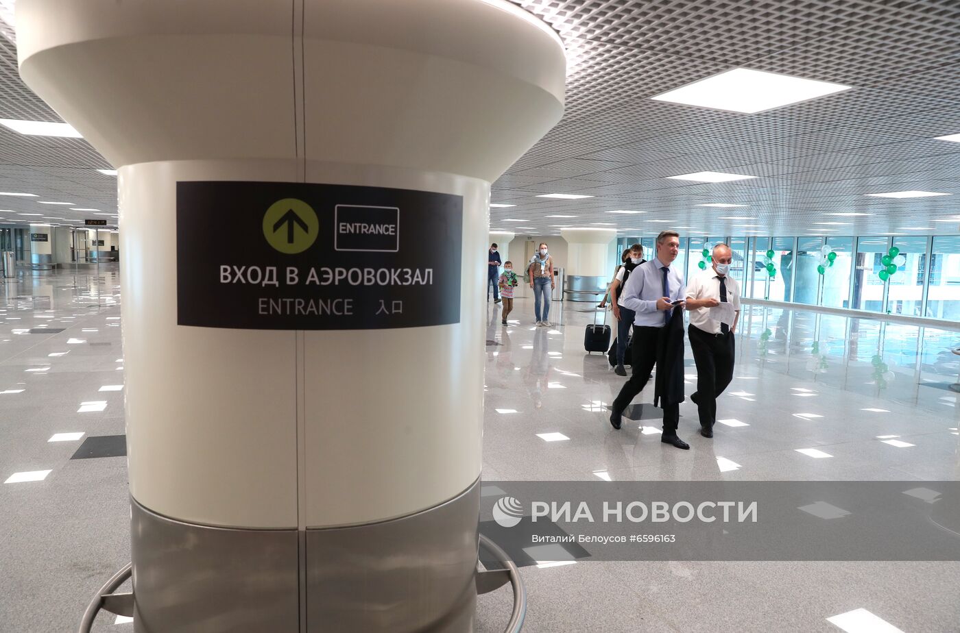 Открытие нового пассажирского терминала "Аэроэкспресс" в Домодедово 