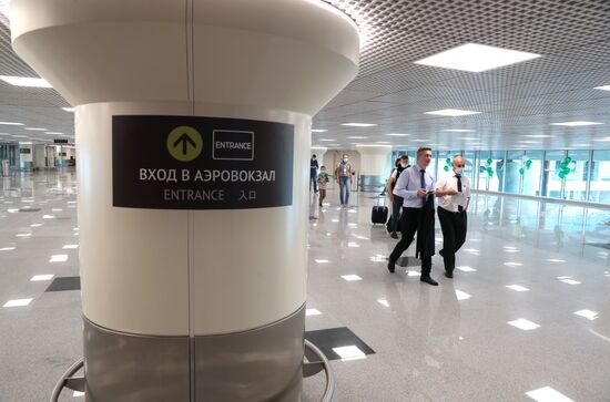 Открытие нового пассажирского терминала "Аэроэкспресс" в Домодедово 