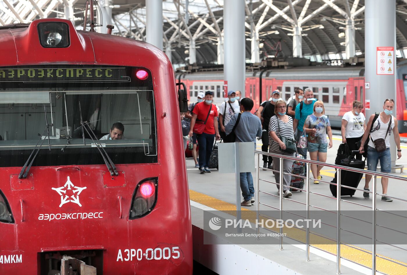 Открытие нового пассажирского терминала "Аэроэкспресс" в Домодедово 