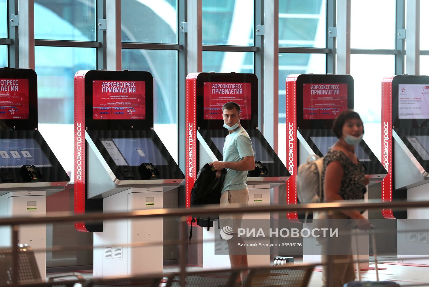 Открытие нового пассажирского терминала "Аэроэкспресс" в Домодедово 