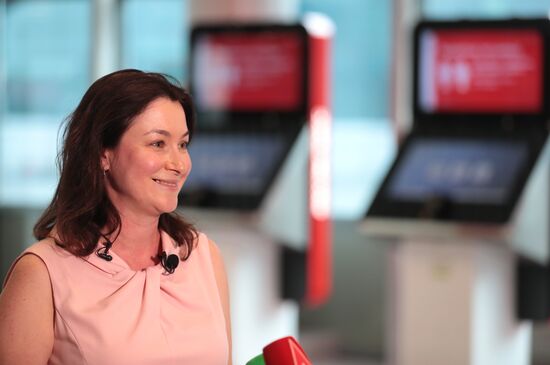 Открытие нового пассажирского терминала "Аэроэкспресс" в Домодедово 