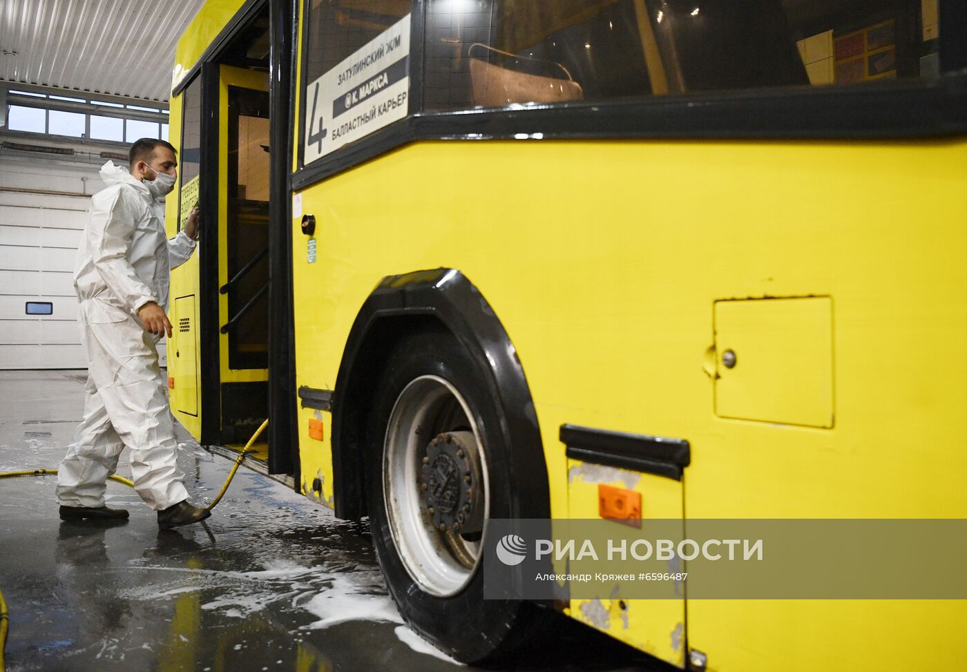 Дезинфеция автобусов в Новосибирске