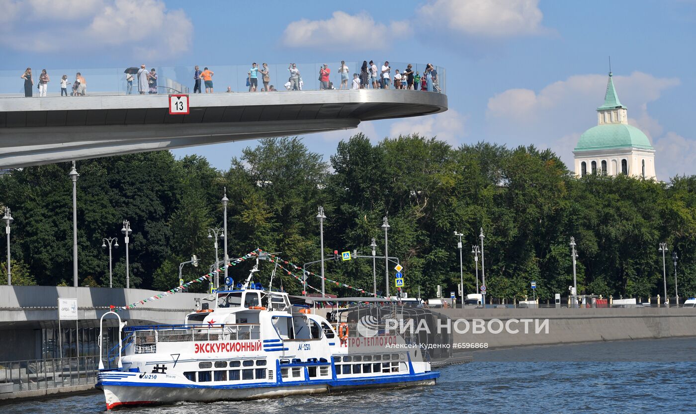 Речные прогулки по Москве-реке