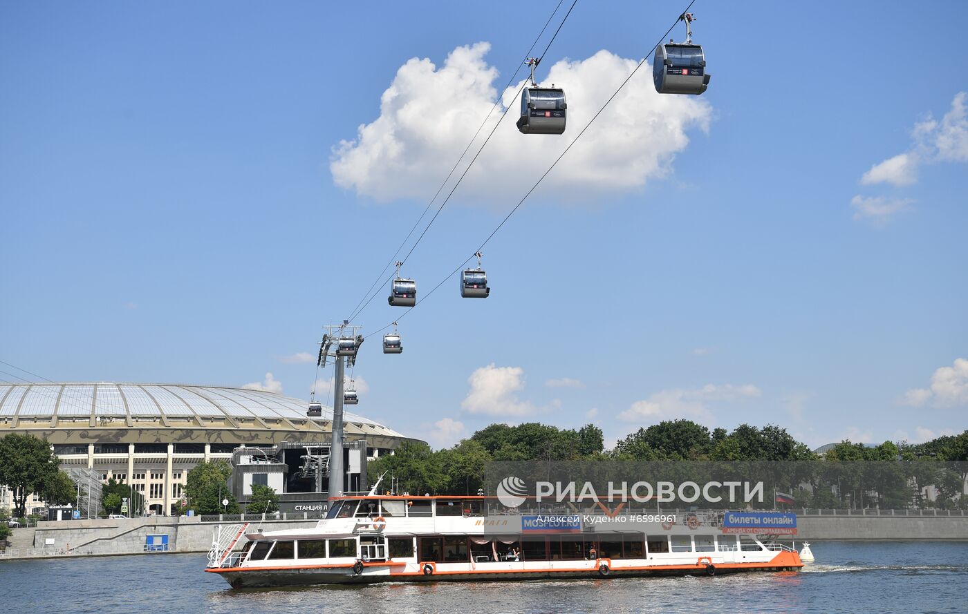 Речные прогулки по Москве-реке