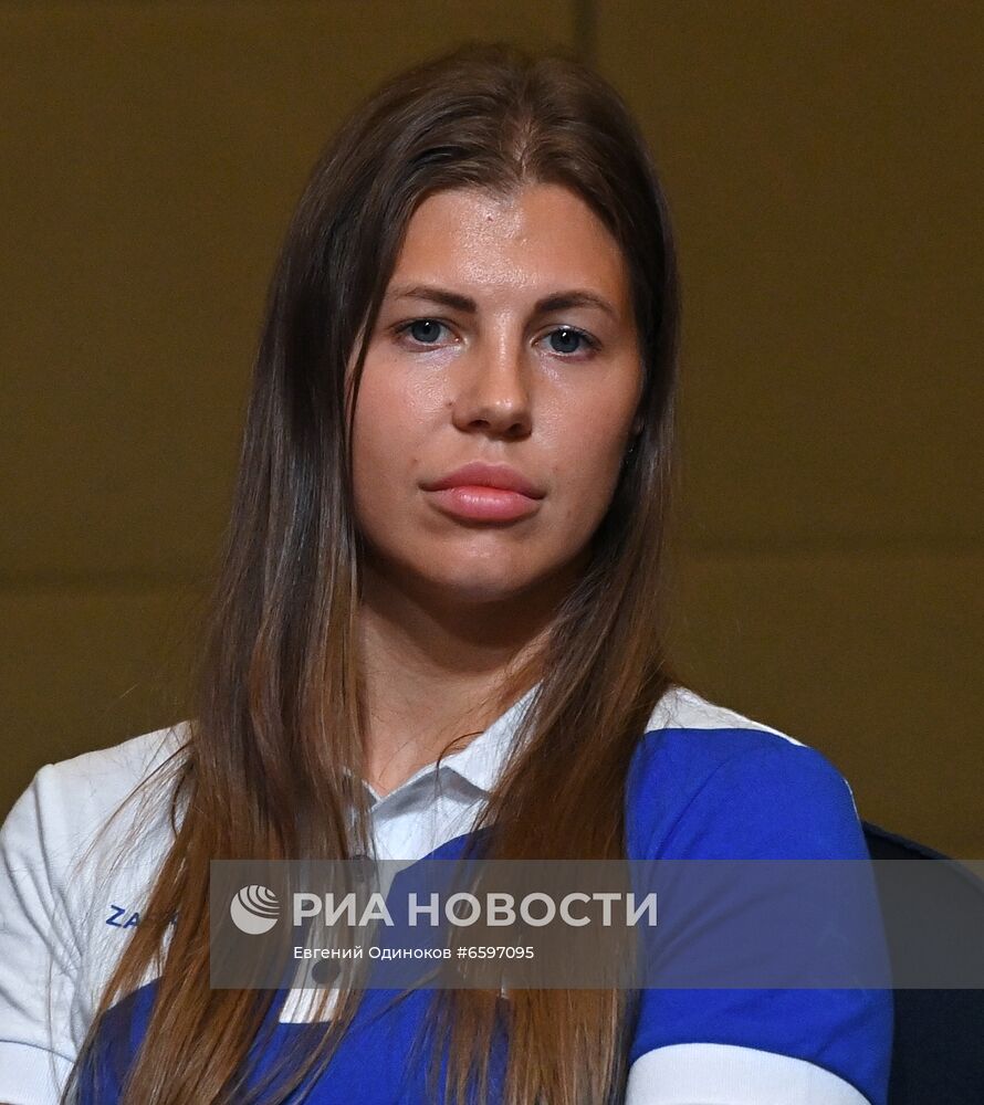 П/к женской сборной России по гандболу, посвященная участию на Олимпиаде-2020 