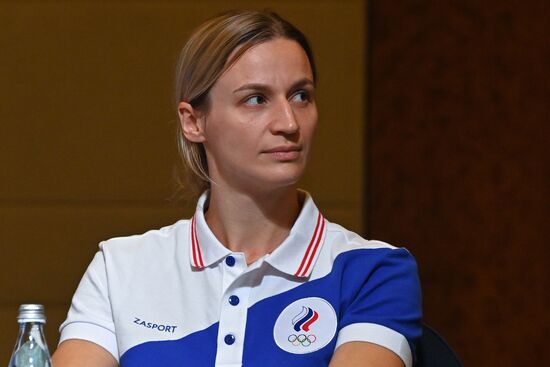 П/к женской сборной России по гандболу, посвященная участию на Олимпиаде-2020