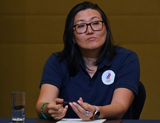 П/к женской сборной России по гандболу, посвященная участию на Олимпиаде-2020