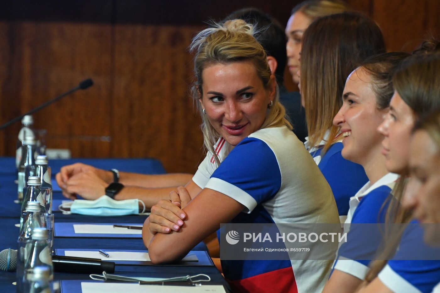 П/к женской сборной России по гандболу, посвященная участию на Олимпиаде-2020