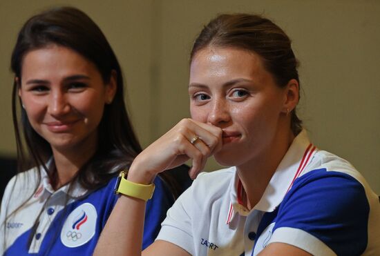 П/к женской сборной России по гандболу, посвященная участию на Олимпиаде-2020