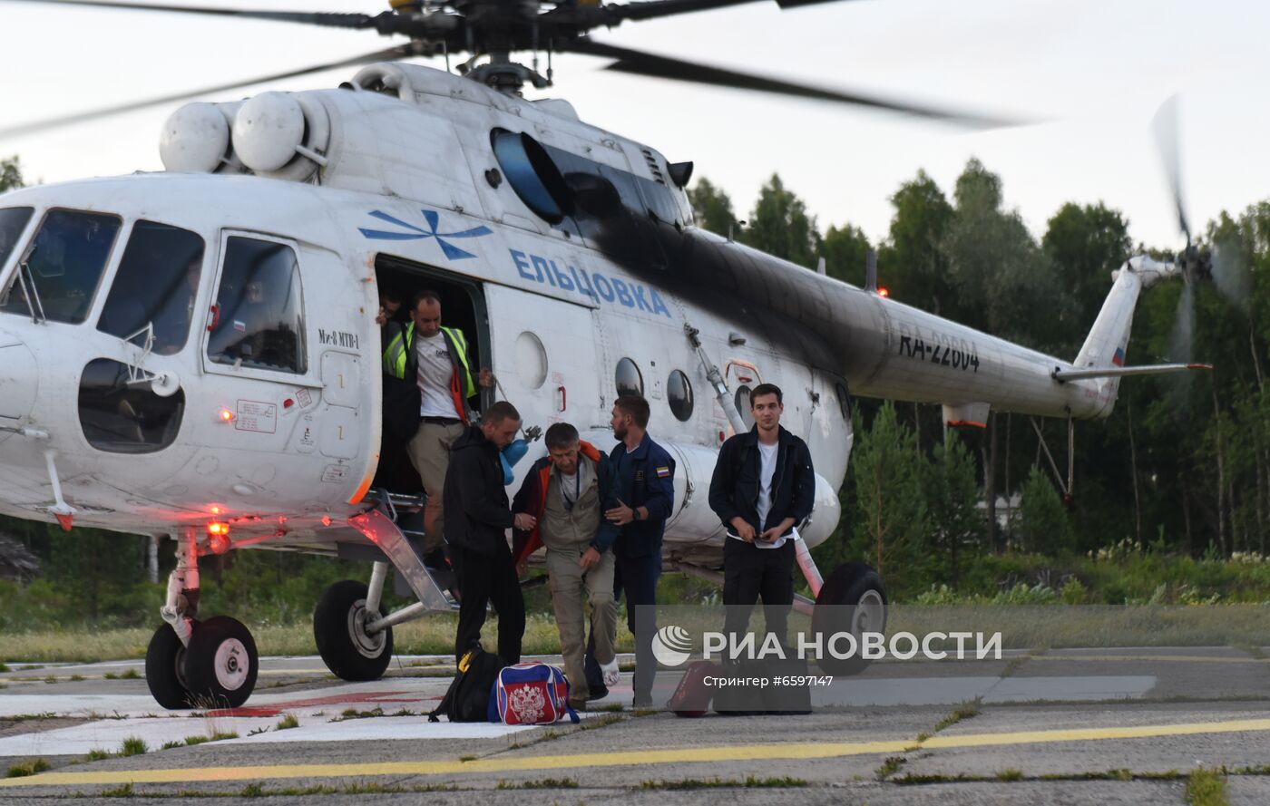 Прибытие в Томск пассажиров АН-28 после жесткой посадки