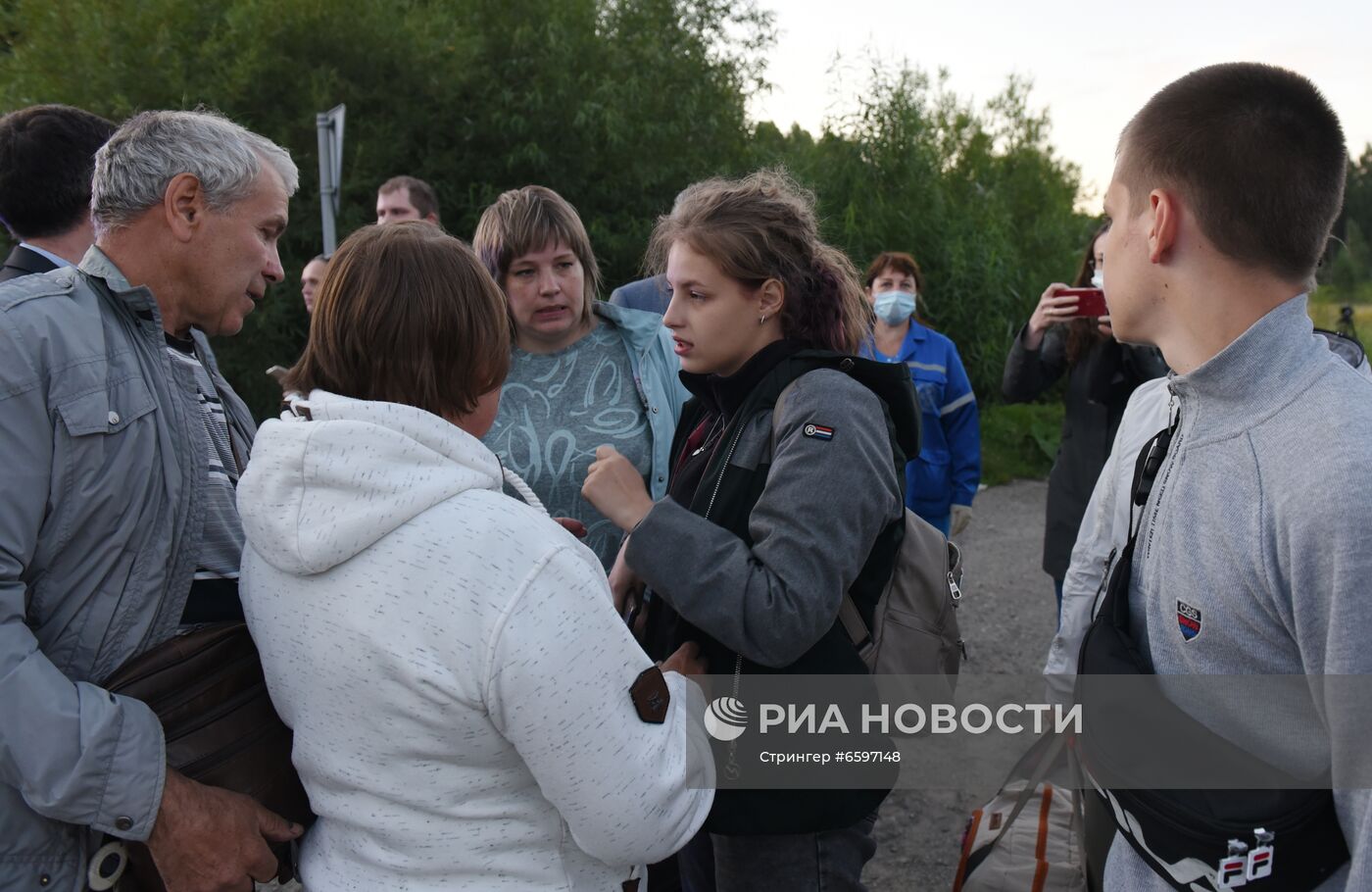 Прибытие в Томск пассажиров АН-28 после жесткой посадки