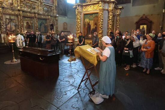 Прощание с П. Мамоновым