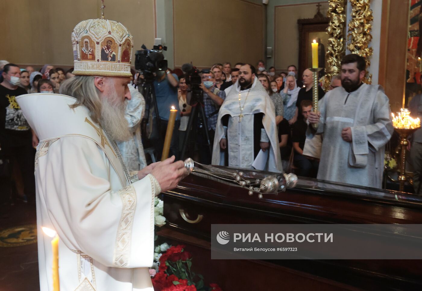 Прощание с П. Мамоновым