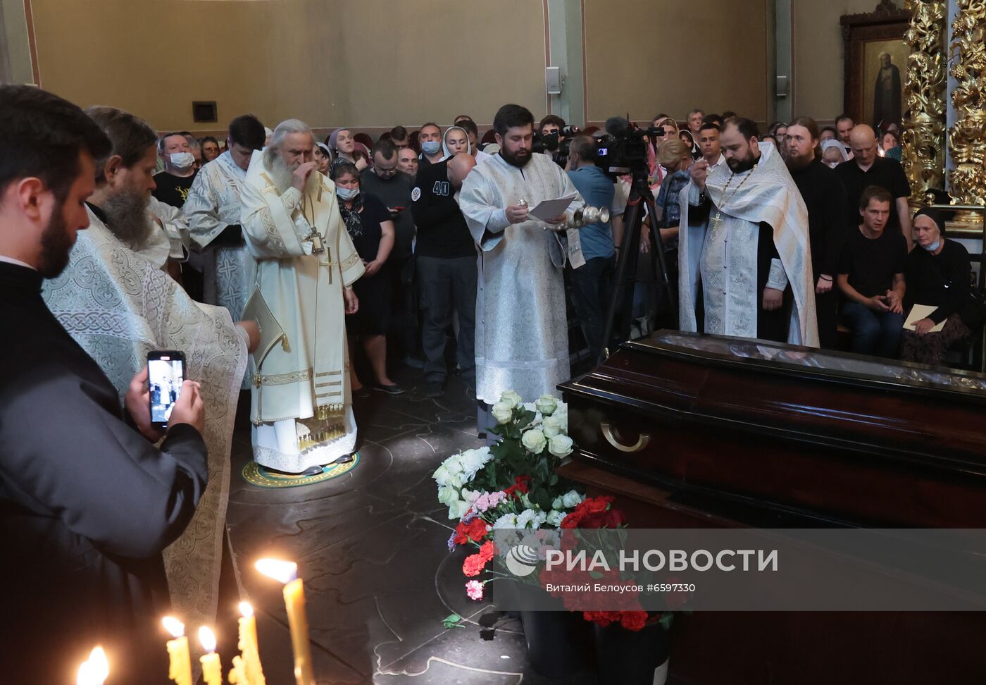 Прощание с П. Мамоновым