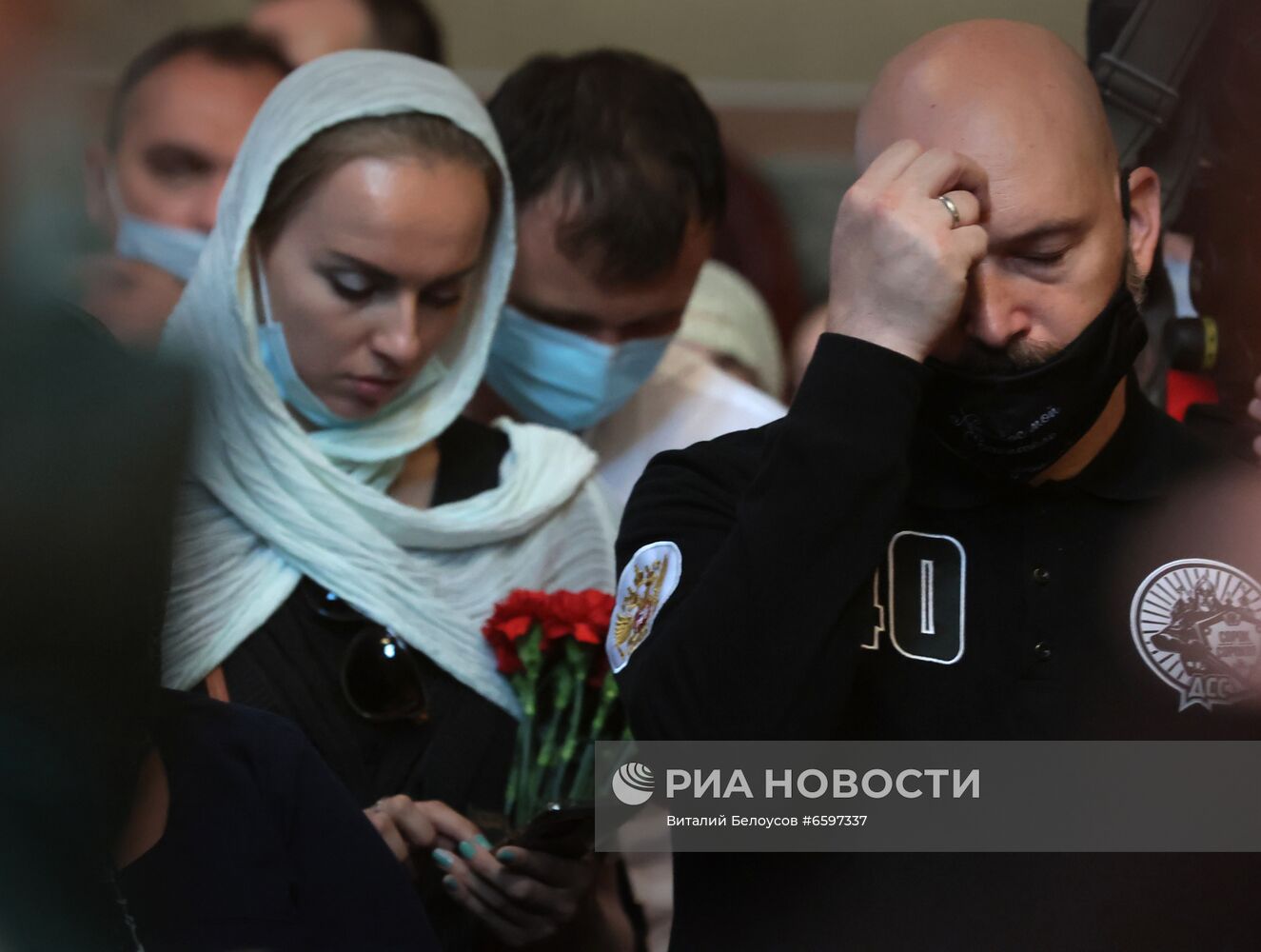 Прощание с П. Мамоновым