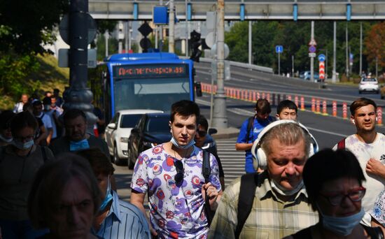 Временное закрытие участка Сокольнической линии московского метро