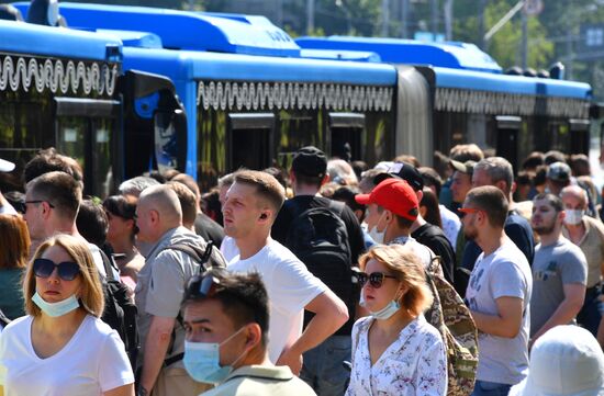 Временное закрытие участка Сокольнической линии московского метро