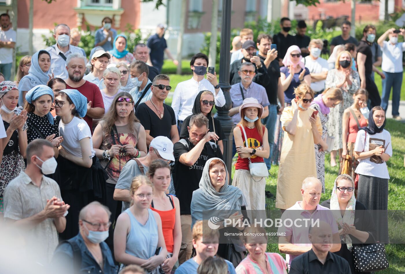 Прощание с П. Мамоновым