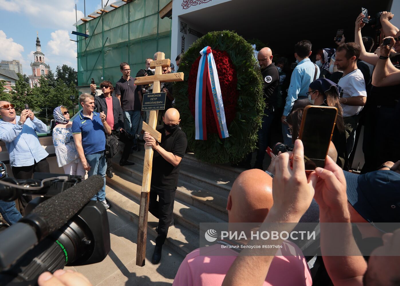 Прощание с П. Мамоновым