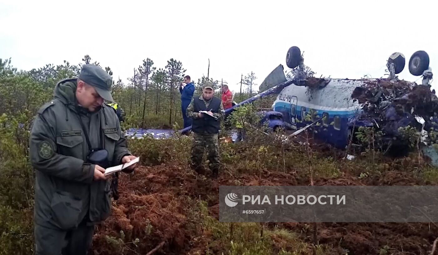 Продолжается расследование авиапроисшествия с самолетом Ан-28 в Томской области