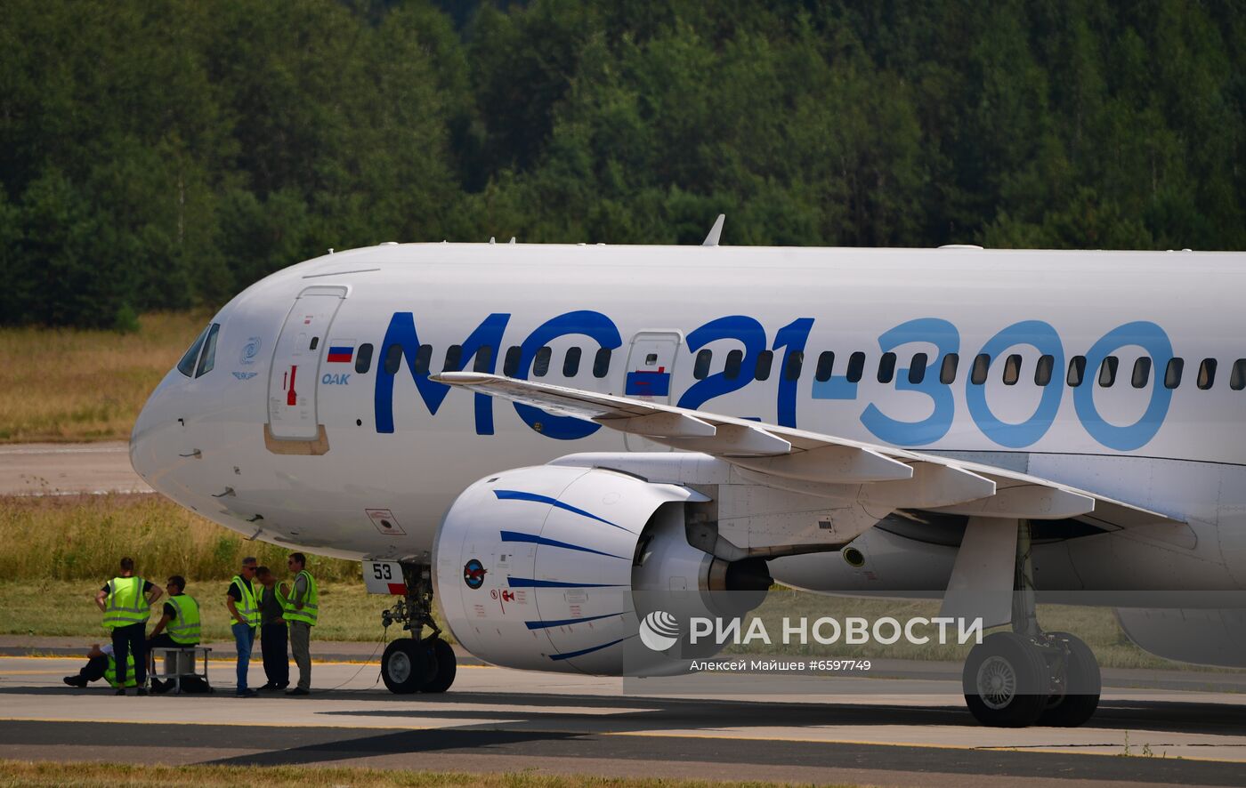 Подготовка к открытию МАКС-2021 