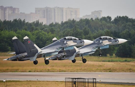 Подготовка к открытию МАКС-2021 