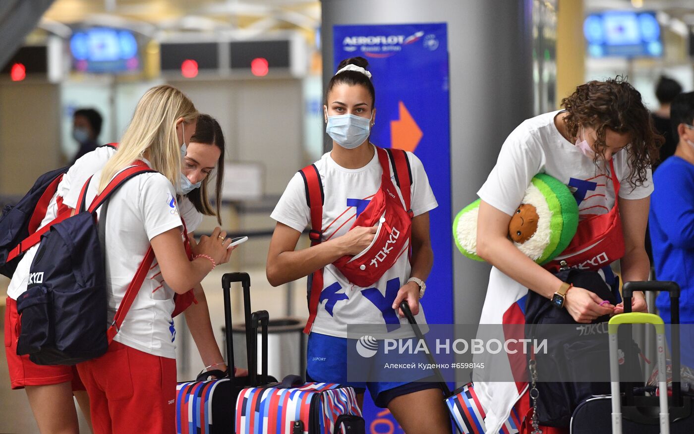 Проводы олимпийской сборной России в Токио