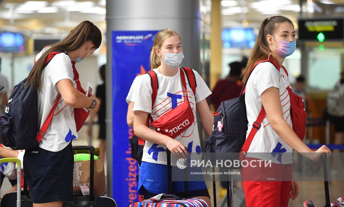 Проводы олимпийской сборной России в Токио