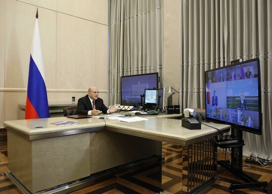 Премьер-министр РФ М. Мишустин провел совещание с вице-премьерами РФ