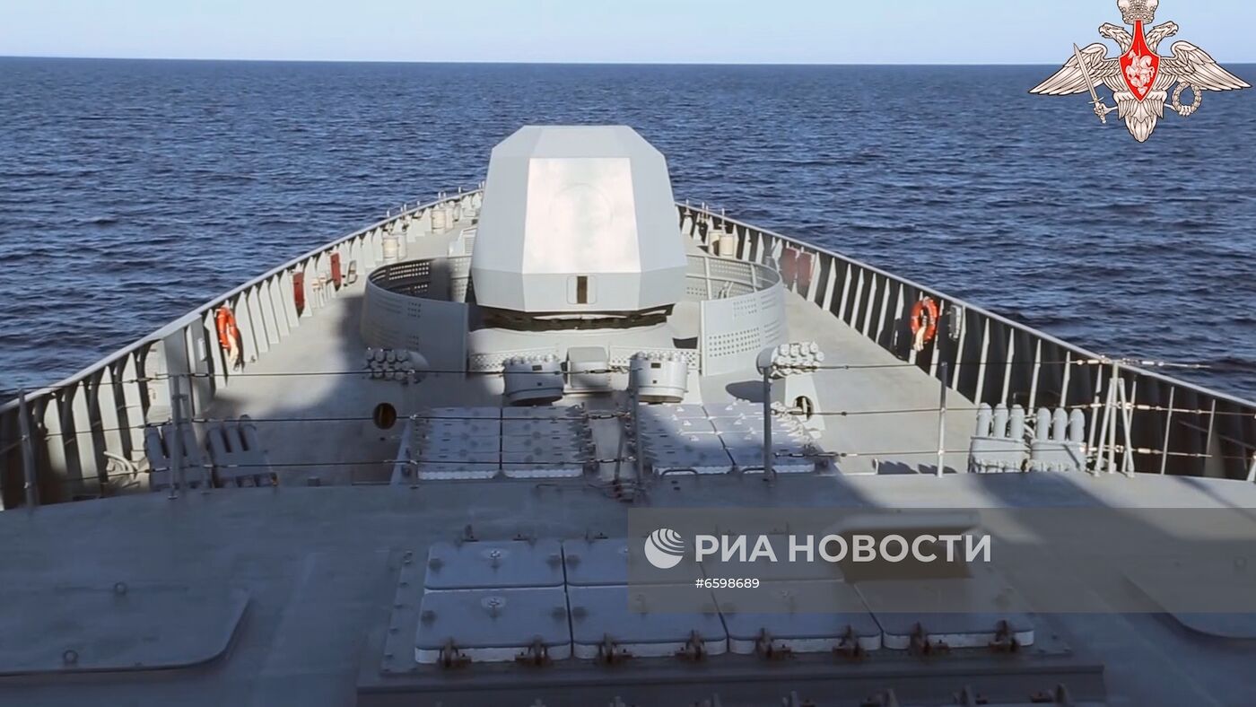 Фрегат "Адмирал Горшков" успешно произвёл выстрел гиперзвуковой ракетой "Циркон"
