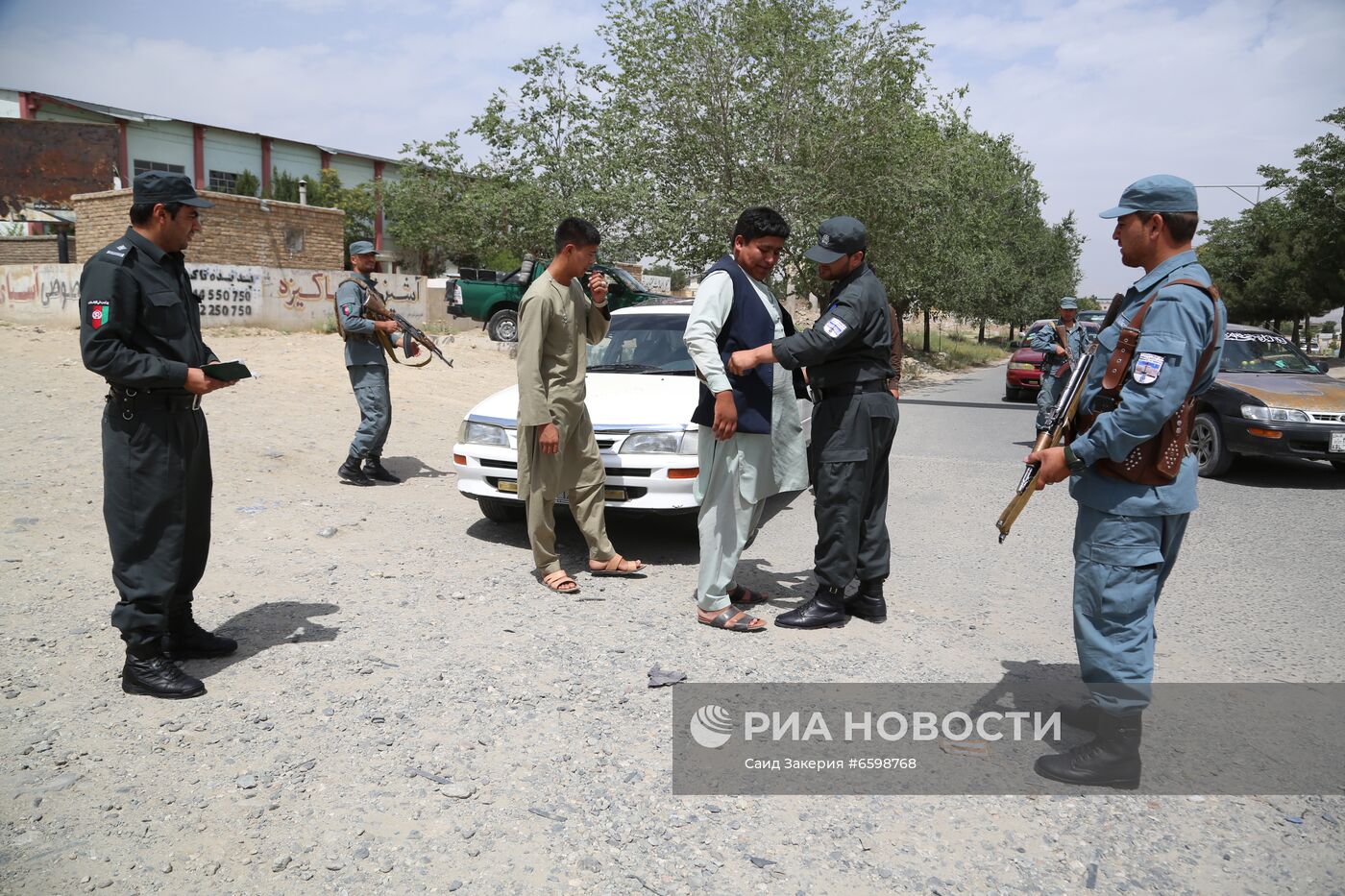 Контрольно-пропускной пункт в Кабуле