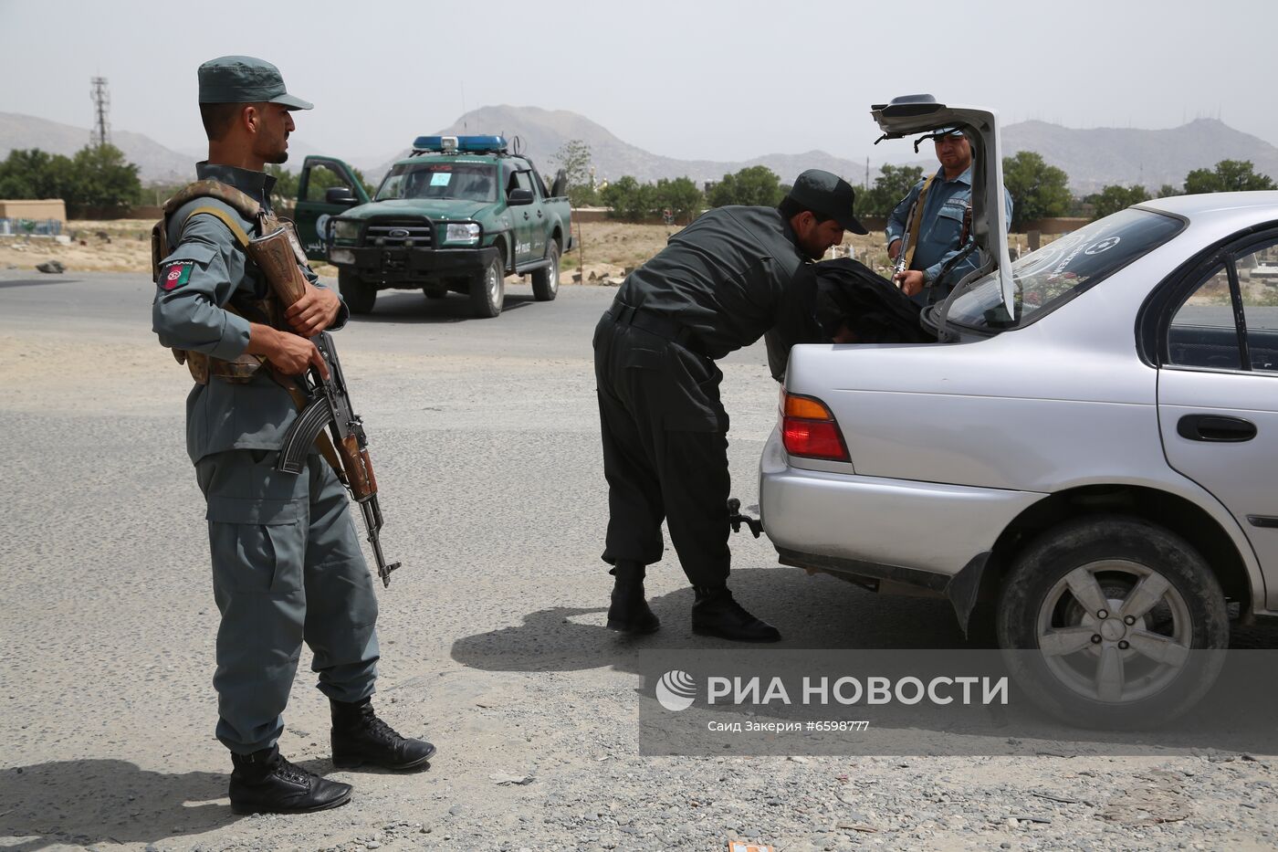 Контрольно-пропускной пункт в Кабуле