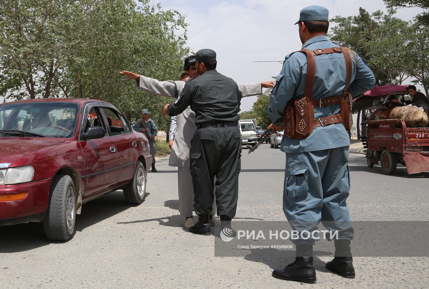 Контрольно-пропускной пункт в Кабуле