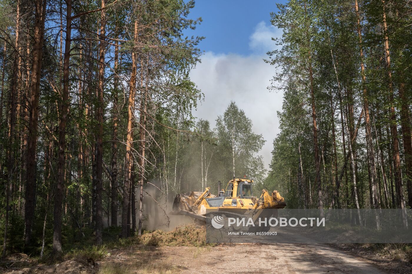 Природные пожары в Карелии