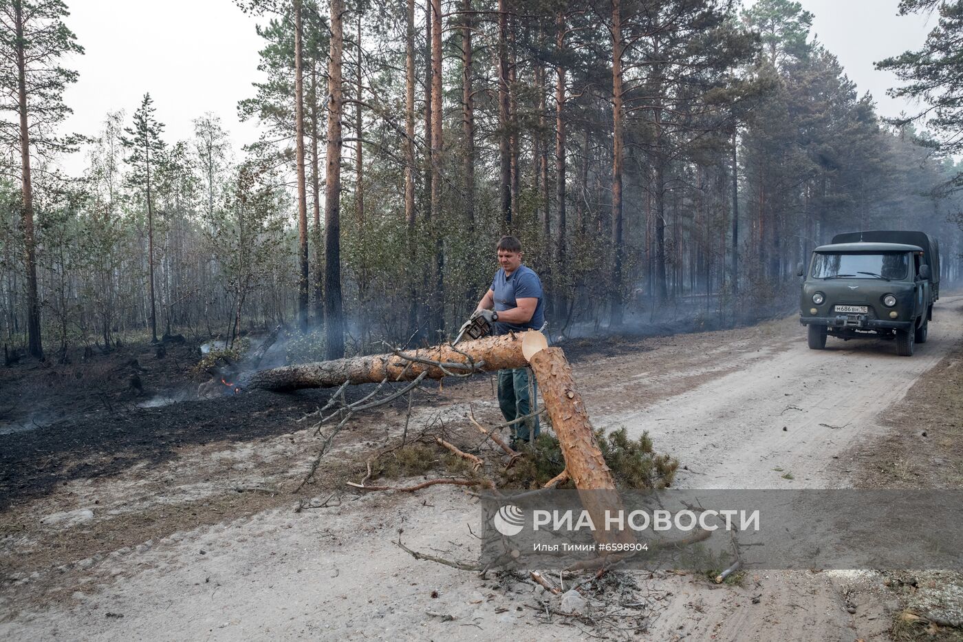 Природные пожары в Карелии