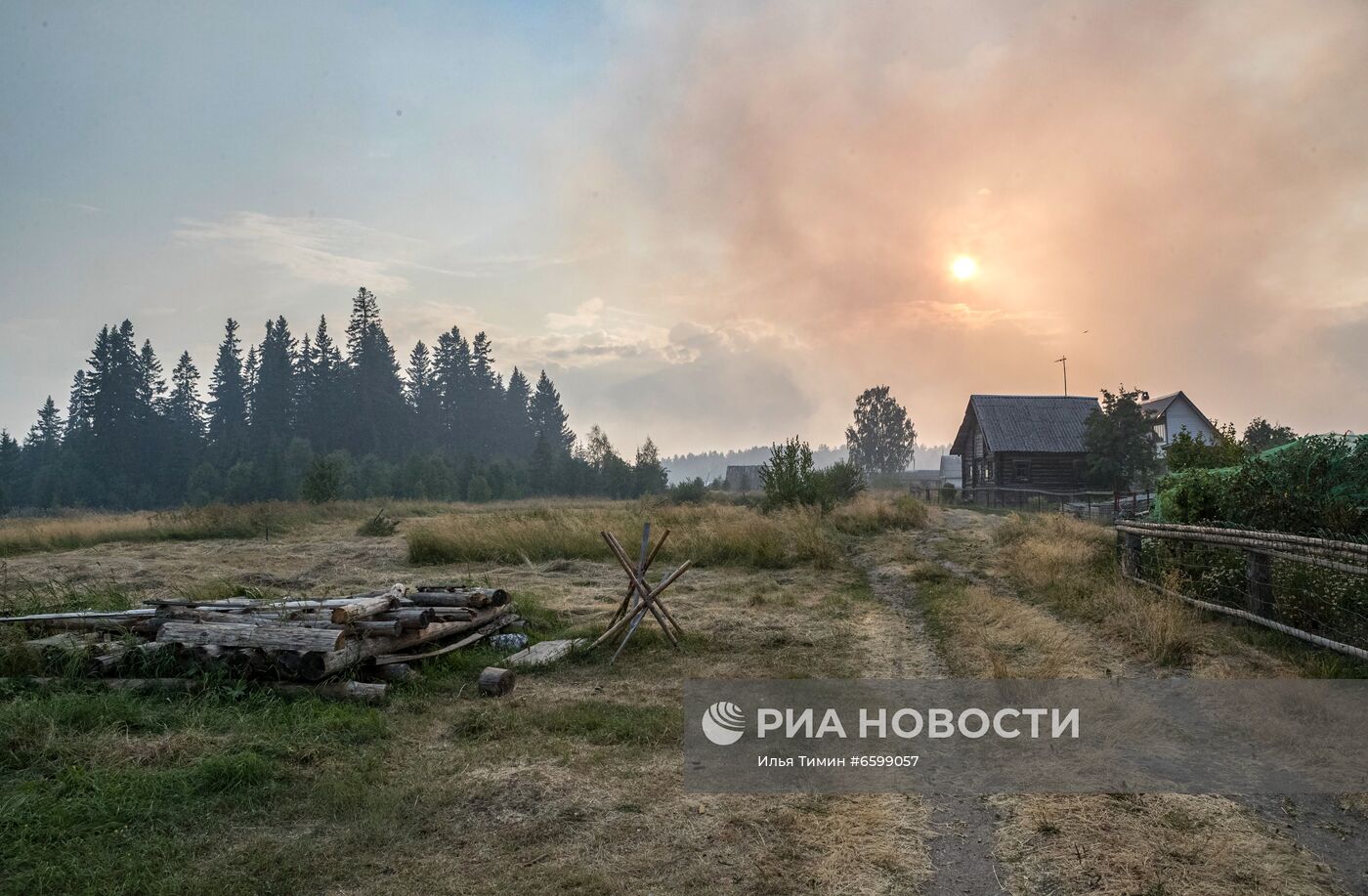 Природные пожары в Карелии