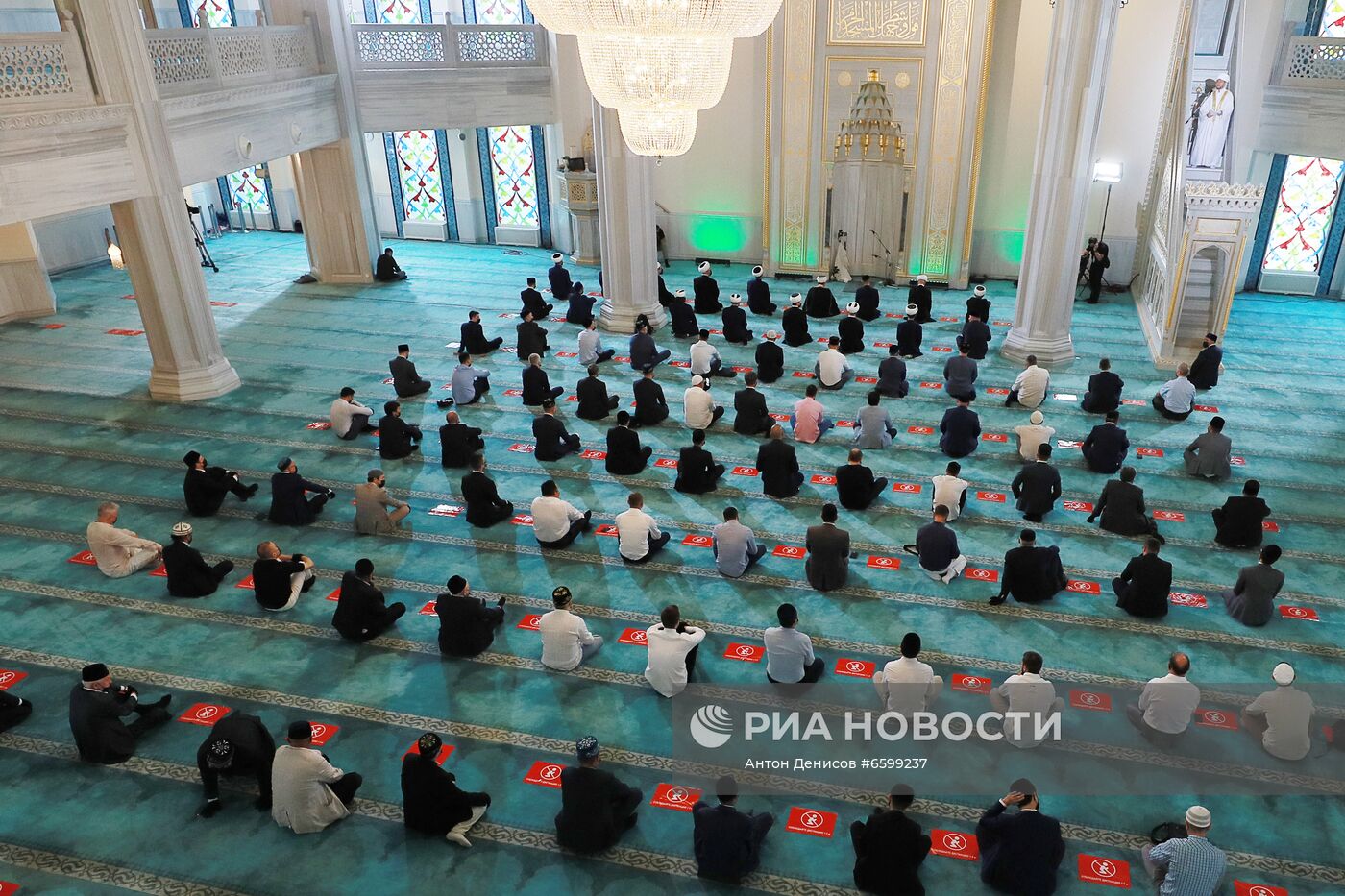 Празднование Курбан-Байрама в Москве  